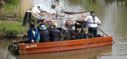 Fähre Kronsnest an der Krückau bei Elmshorn