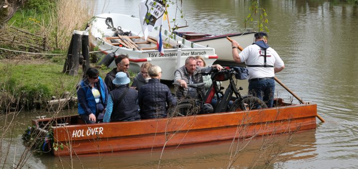 Fähre Kronsnest an der Krückau bei Elmshorn