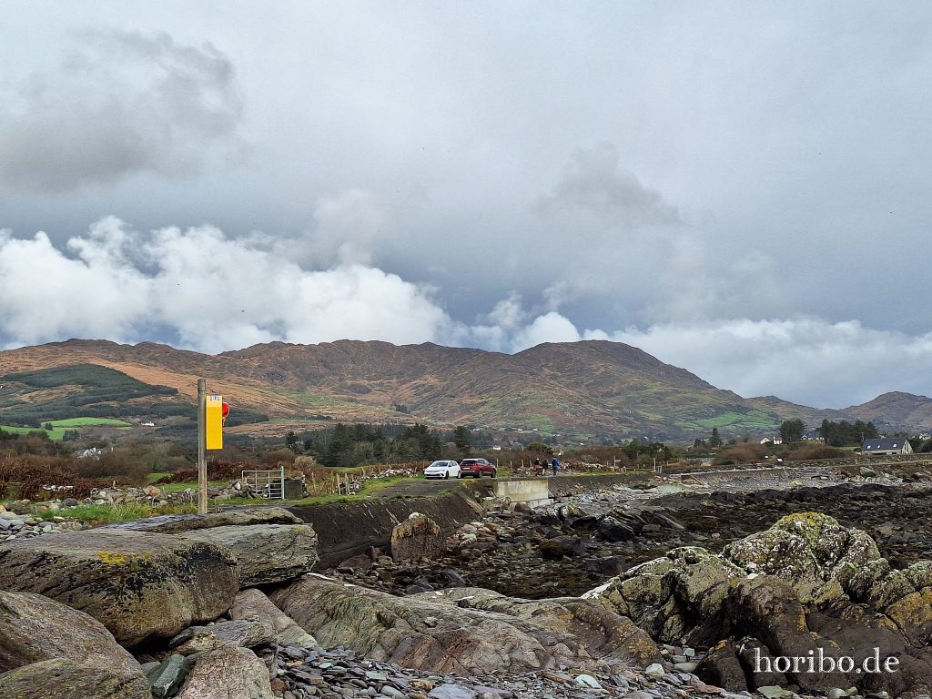 Anleger Trafrask Strand bei Ebbe