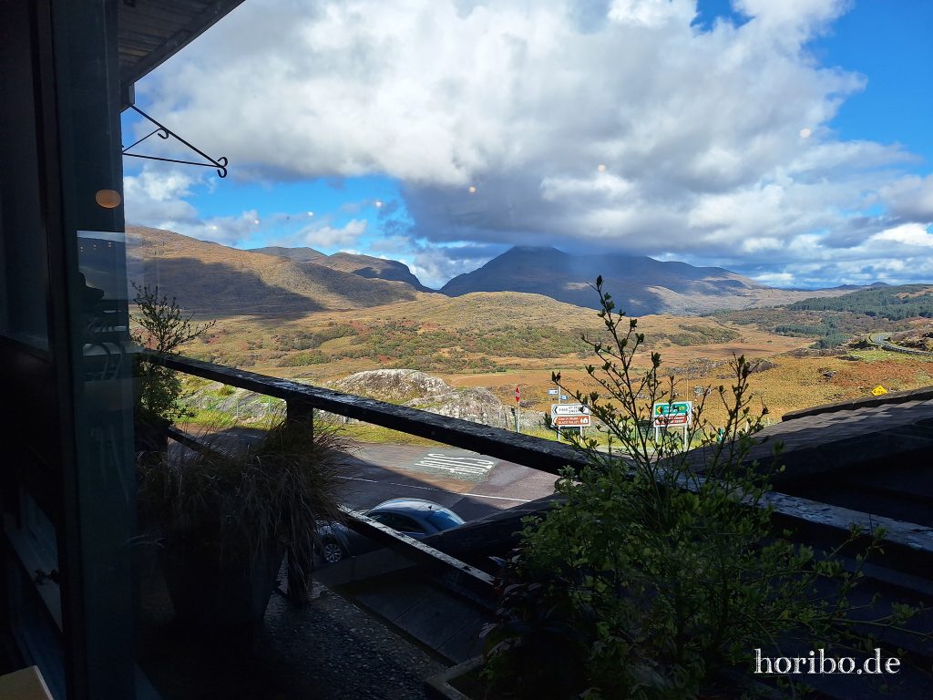 Blick von Moll’s Gap auf die Macgillcuddy’s Reeks