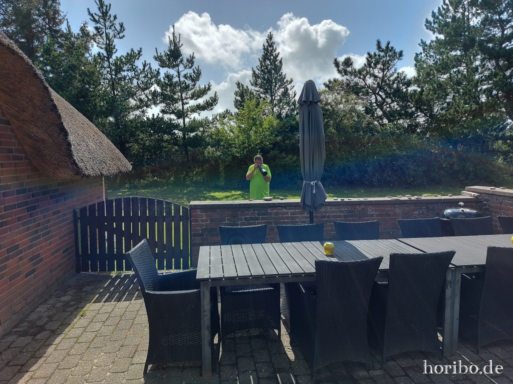 Der Fotograf bei der Arbeit