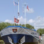 die Klostersande liegt noch im Hafen