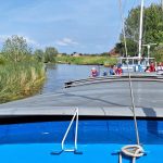 die Crew genießt das Wetter