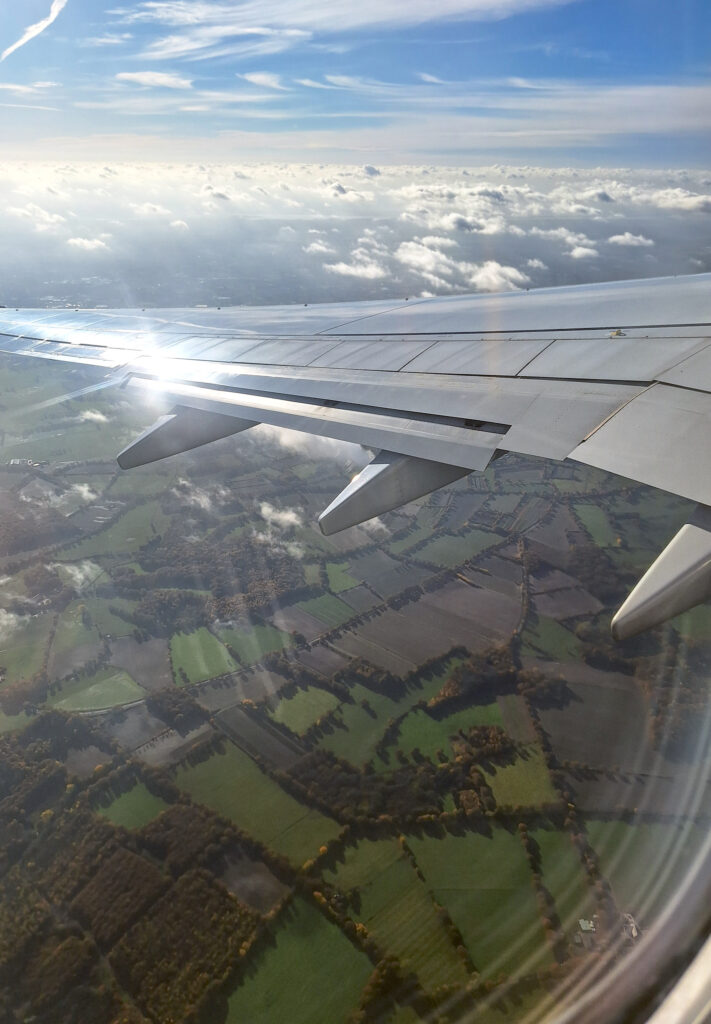 Irgendwo über Deutschland